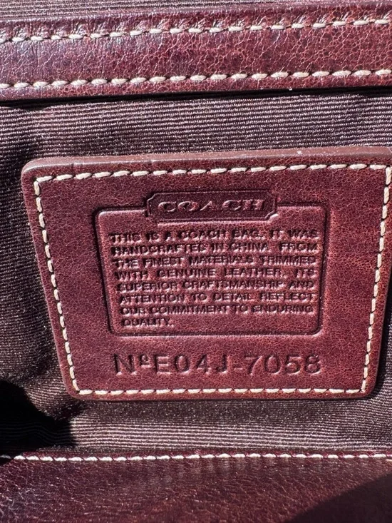 Coach SoHo studded suede signature clutch wallet vintage - Picture 3 of 17